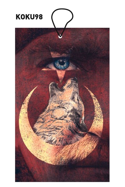 Jethızında Kurt Hilal Atatürk Tasarımlı Dekoratif Oto Araç Kokusu Ve Aksesuarı