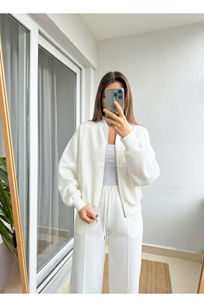 YAKAMEL Women's 3-Ply Premium Bomber Tracksuit Set