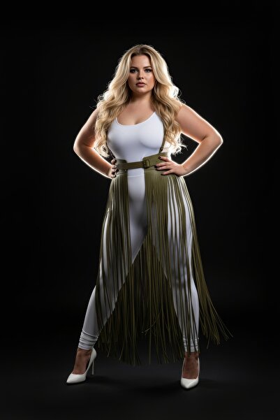 Angels Passion Fusta kaki de mărime mare Aspect elegant, potrivit pentru utilizare în patru anotimpuri - Producție internă En