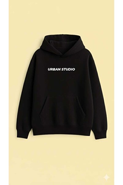 woonkey Oversized Streetwear Hoodie Premium Unisex Soft Touch Sweatshirt Urban Studio Minimal Trend