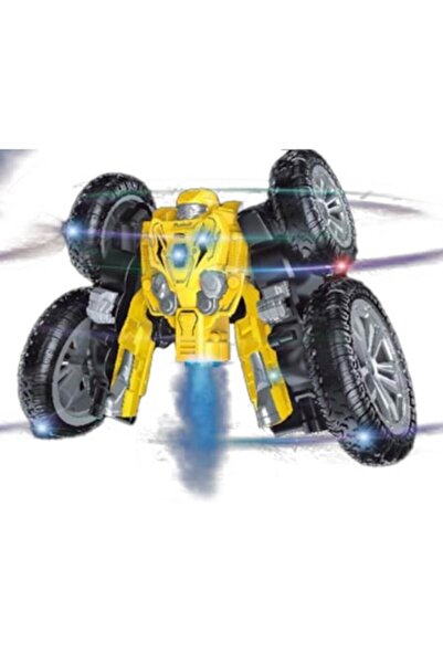 Toy Toy Toy Mașină cu telecomandă, 2,4 GHz, rotație 360°, jucărie cu lumină p...