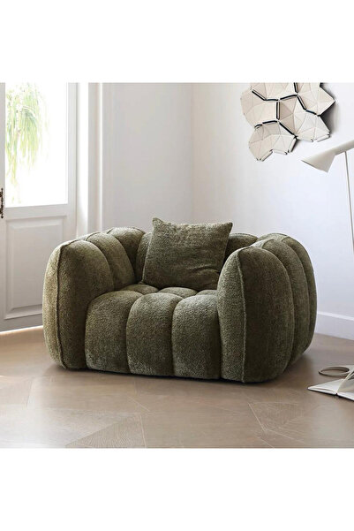 homejoyz | Bouclé Relax Chair – Green