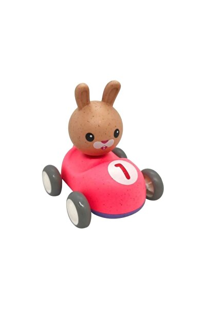 Anne&Bebek Little rabbit with a car