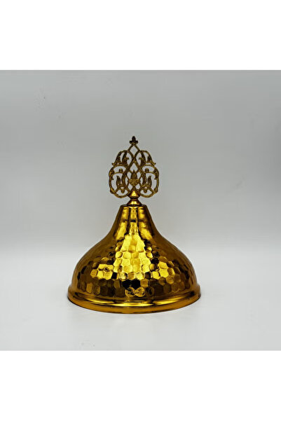 Generic Handmade Gold-Colored Copper Rice Serving Pot with Lid – Premium Quality, Made in Turkey