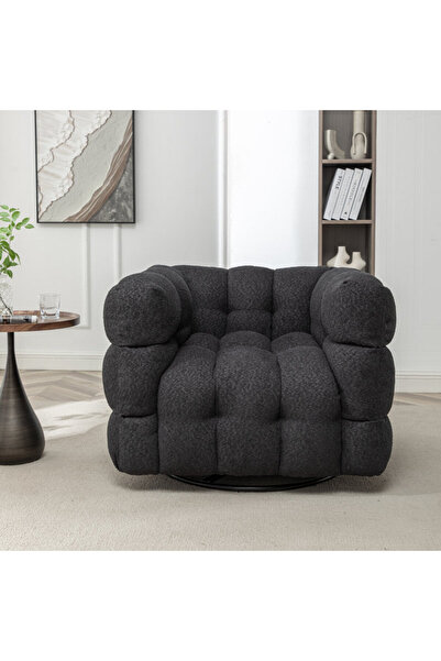 homejoyz | كرسي استرخاء بليس من الخشب السويدي - أسود