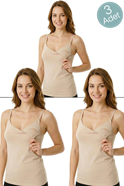 par lingerie pl 3-Piece Covered Nursing Undershirt