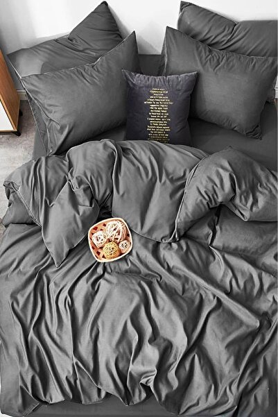 İQON Elastic Sheet Bedding Set Single Size Gray - Gray