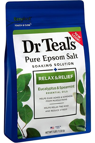 Generic Dr Teal's Pure Epsom Salt Soaking Solution - Eucalyptus & Spearmint, 1.36 kg