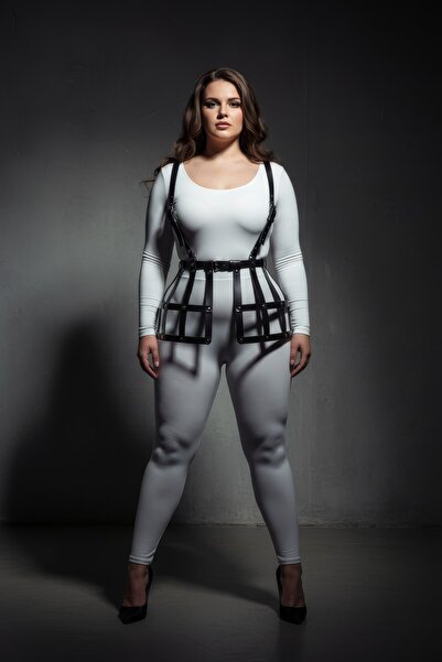 Angels Passion Plus Size Black Skirt Flight Flight Shaping / Sculpting Effect Street Fashion - Trend Pieces Underwear