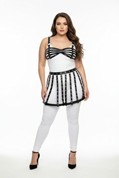 Angels Passion Plus Size Black Skirt Luxurious Stretchy Structure Gift Recommendation - En