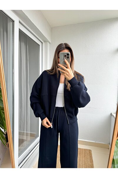 YAKAMEL Women's 3-Ply Premium Bomber Tracksuit Set