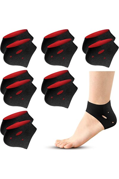 KASTWAVE واقيات الكعب، أكواب كعب هلامية، 6 أزواج - دعم وسادة الكعب لالتهاب ال...