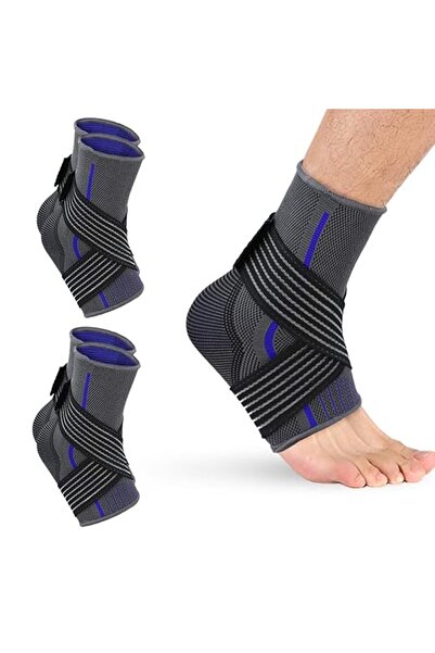 NALACAL Ankle Brace Compression Sleeve, 2 Pack (41-43)