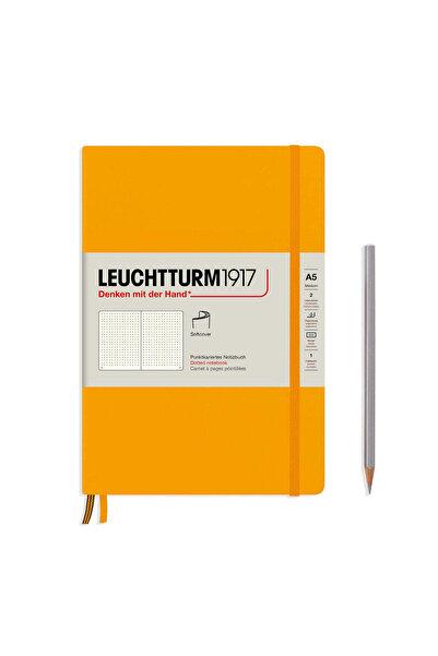 Leuchtturm1917 Leuchtturm 1917 A5 Bullet Journal, dotted - orange, 123 pages