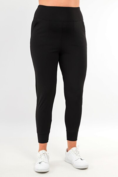 Metpoint Women's High Waist Jogger Sweatpants Black Joggers