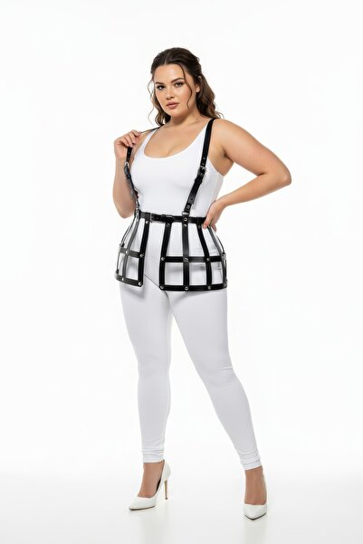 Angels Passion Plus Size Black Skirt Flight Flight Shaping / Sculpting Effect Street Fashion - Trend Pieces Underwear