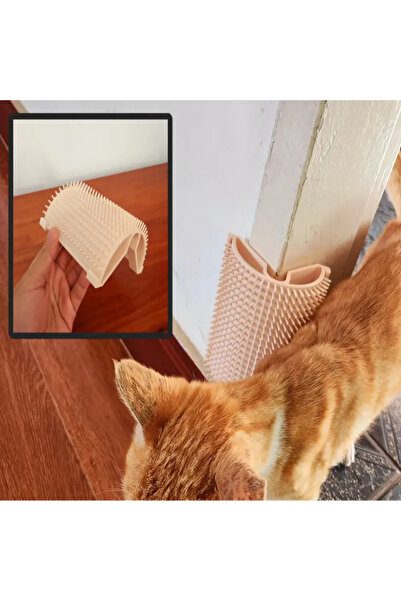 Plasfire Self-Care Device Scratching Station for Cats (White)