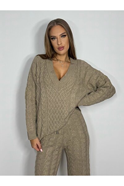 StylovelyShop Two-piece Knitwear Set