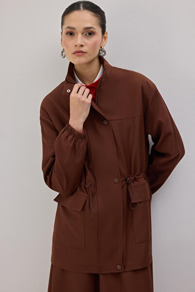 Touché Privé Stand Collar Zipper Jacket