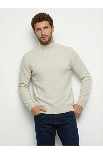 dcn giyim 1985 Herman Half-Throat Thin Wool Sweater-Hrm