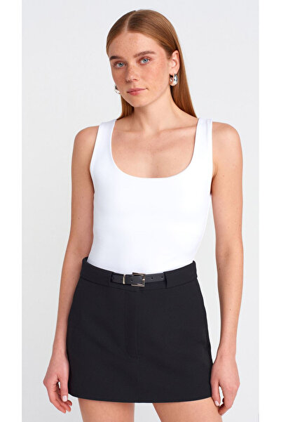 TUĞBALİ Women's Thick Strap Polyamide Dough-Like Tank Top