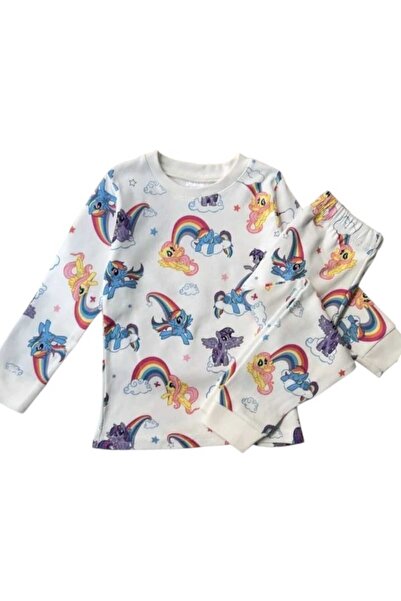 zahider σετ πιτζάμες για κορίτσια από 100% βαμβάκι με σχέδιο μονόκερου