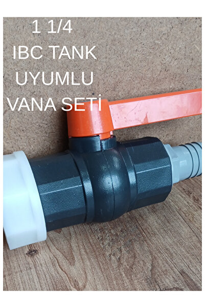 Ibc Tanka Uyumlu 1 1/4" Vanalı Hortum Rekorlu Sulama Seti