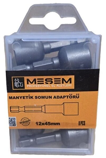 Meşem 3604 MANYETİK SOMUN ADAPTÖRÜ 12*45 MM ( 8 ADET )