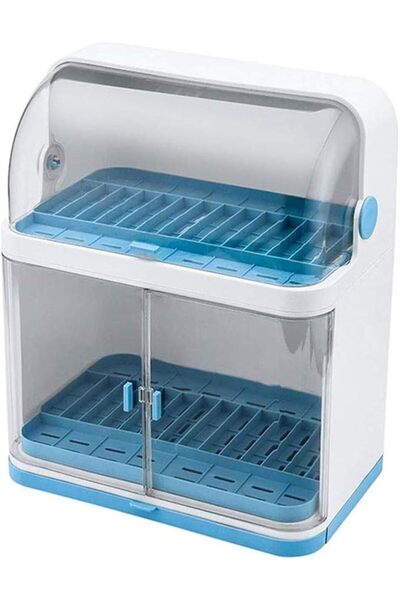 Other Dish Drying Rack Dust-proof Kitchen Plastic Dish Rack Tableware Storage...