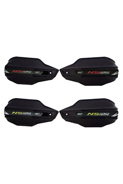 GP KOMPOZİT Bajaj Pulsar NS 400 Z 2025 Uyumlu Plastik Elcik Koruma Siyah KIRMIZI