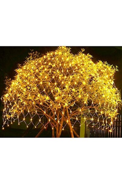 AB HOMES Plasă luminoasă LED, 100 LED-uri, alb rece, exterior, 1x2m