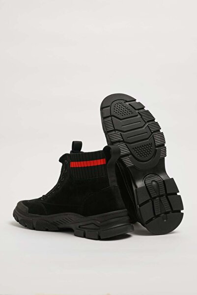 Faruk balkanas Madrid Model Combination Leather Imported Sole Boots