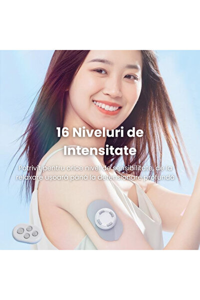 wellco Aparat Masaj Muscular, Impulsuri Electrice Cu 16 Niveluri Intensitate, Wireless, Electrostimulare