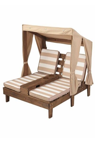 Bamena Wood Alison Ahşap Şezlong