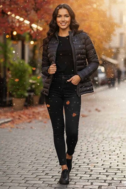 hummel Kadın Kapşonsuz Kısa Mont HML-7-RS-9