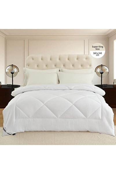 D DONETELLA FEEL THE LUXURY DONETELLA Comforter Duvet Insert 240 x 260 cm Super King 350 GSM Diamond Quilted