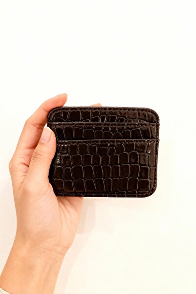 Rays TCR-028 Πορτοφόλι για με τύπωμα κάρτες καφέ