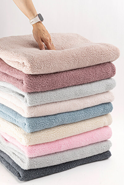 AQUABERRY Premium Shoulder Shawl Poncho with Snap Fasteners - Powder