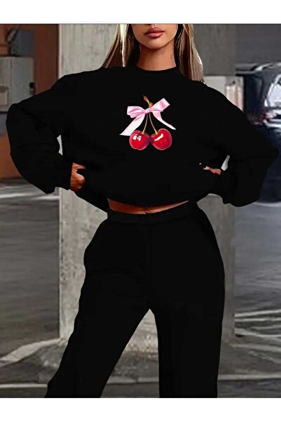 tkn your style Комплект с лента от череши отгоре и отдолу, модно проектирана ...