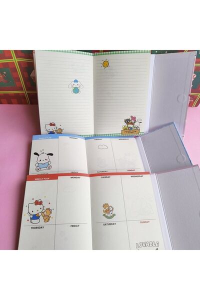 synshop My Melody Hardcover Lined A5 Notebook Agenda Planner Diary Memory Journal Luxury Gift