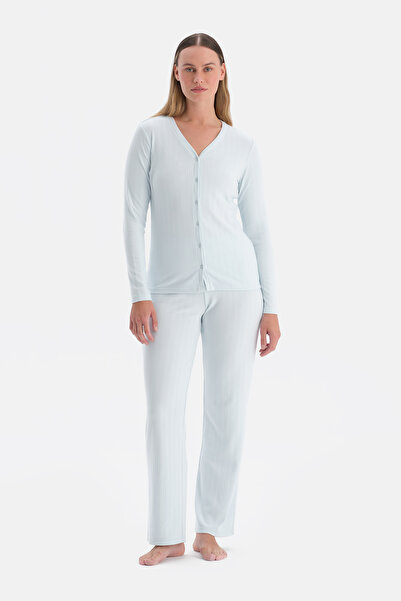 Dagi ΣΕΤ ΠΑΝΤΕΛΟΝΙ ΚΑΙ ΜΠΛΟΥΖΑ ΜΕ ΛΟΥΡΑΚΙΑ ΣΕ ΣΧΗΜΑ Υ ΜΕ ΛΟΥΡΑΚΙΑ