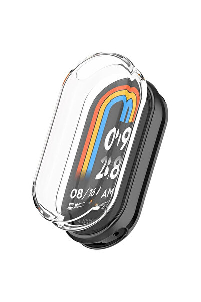 CaseOnn حافظة Xiaomi Smart Band 10 مع حماية للشاشة 360 درجة حماية كاملة شفافة