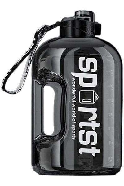 AZONEE 4L Big Gym Water Bottle With Handle - Large Capacity Sports Bottle