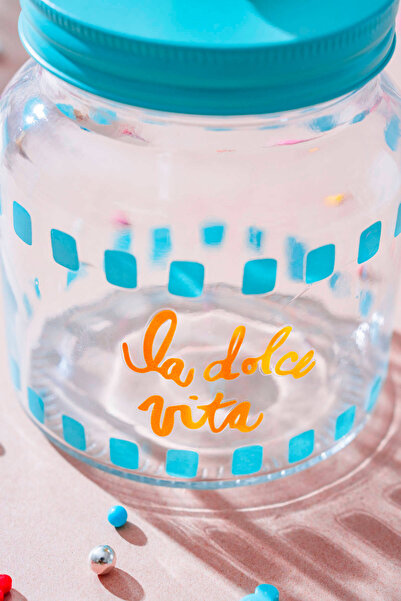 ACAR Vicenza Colored Glass Jar - 600 ml