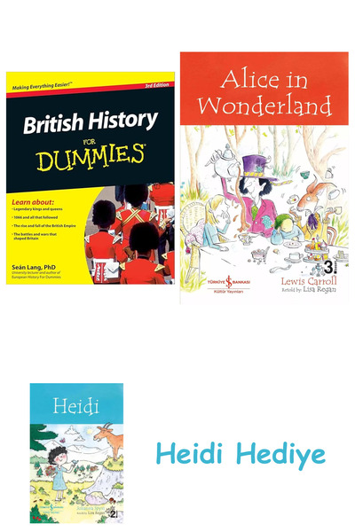 Bloomsbury Βρετανική ιστορία για αρχάριους + Η Αλίκη στη χώρα των θαυμάτων + ...