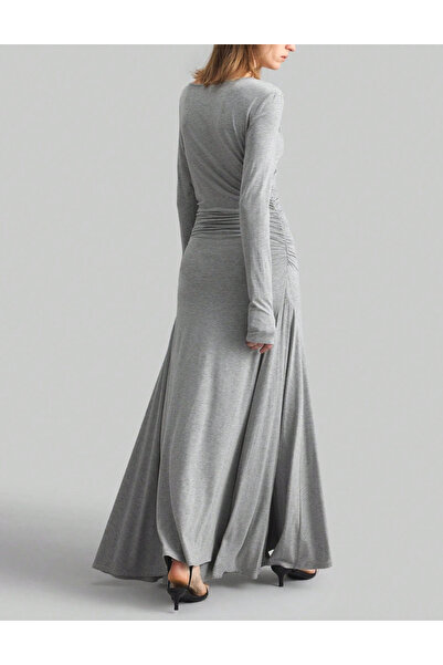 Sheya Shein maxi dress, gray