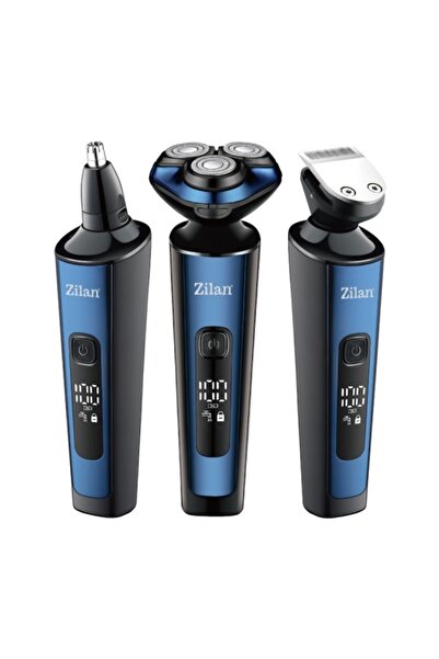 Zilan ZLN 8726 4-in-1 Electric Shaver, LED, 60 min, Black