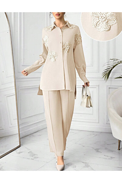 Sheya Shein set, cream