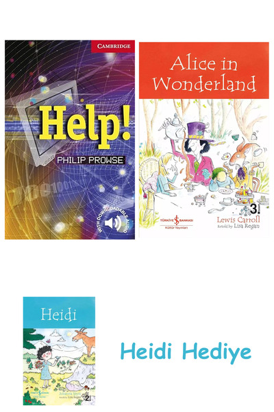 Bloomsbury Βοήθεια! Επίπεδο 1 + Η Αλίκη στη Χώρα των Θαυμάτων + Η Χέιντι