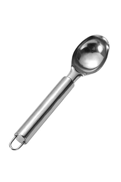 BarkoFix Chrome Stainless Steel Ice Cream Spoon Steel Ice Cream Scoop Halva Spoon